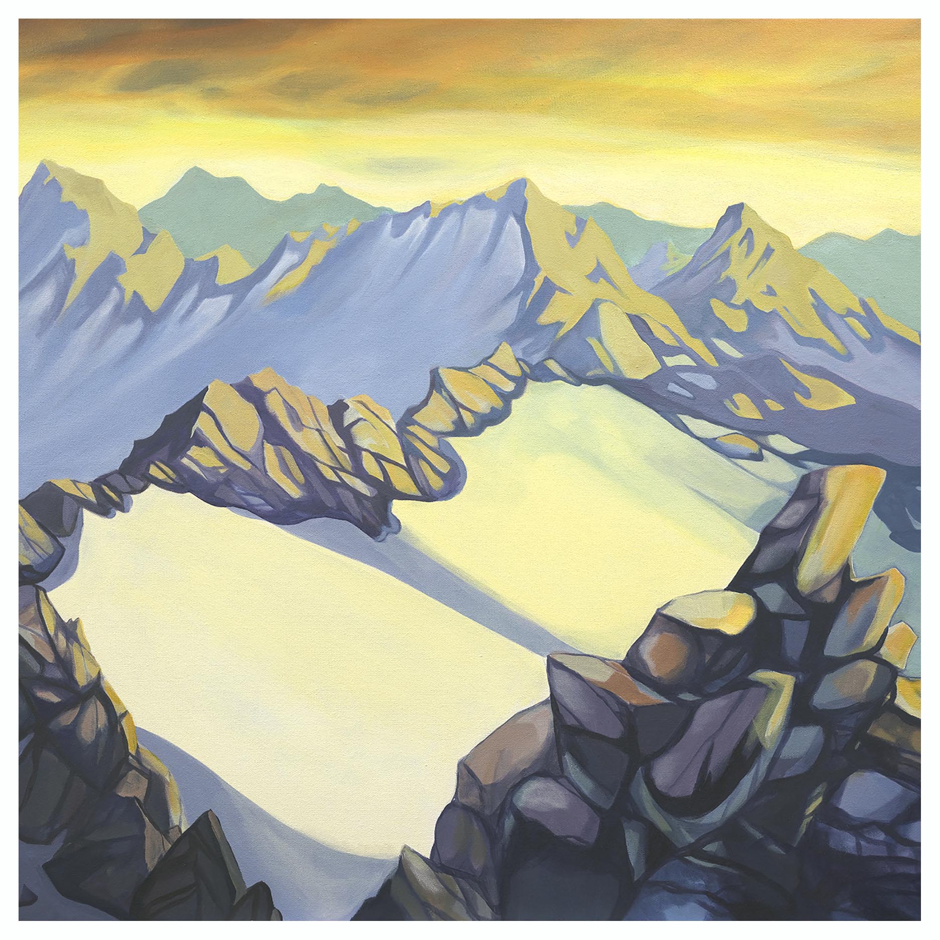 Evening Light on the Tantalus Traverse